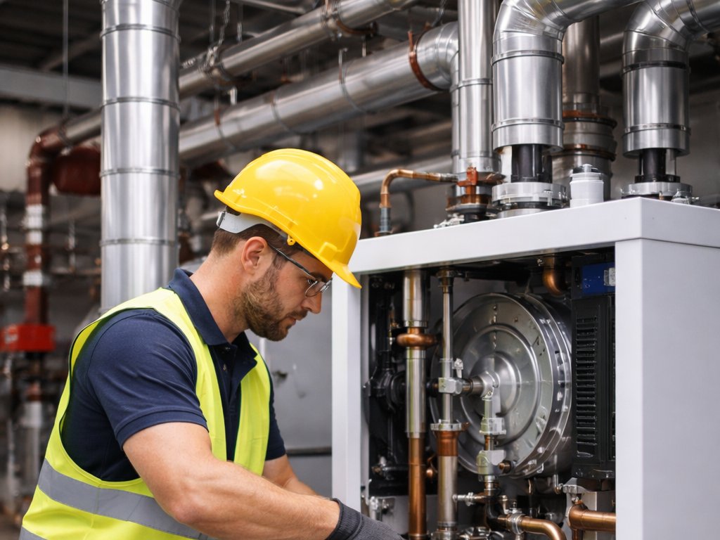 Commercial boiler installation by DTA Electrical Mechanical